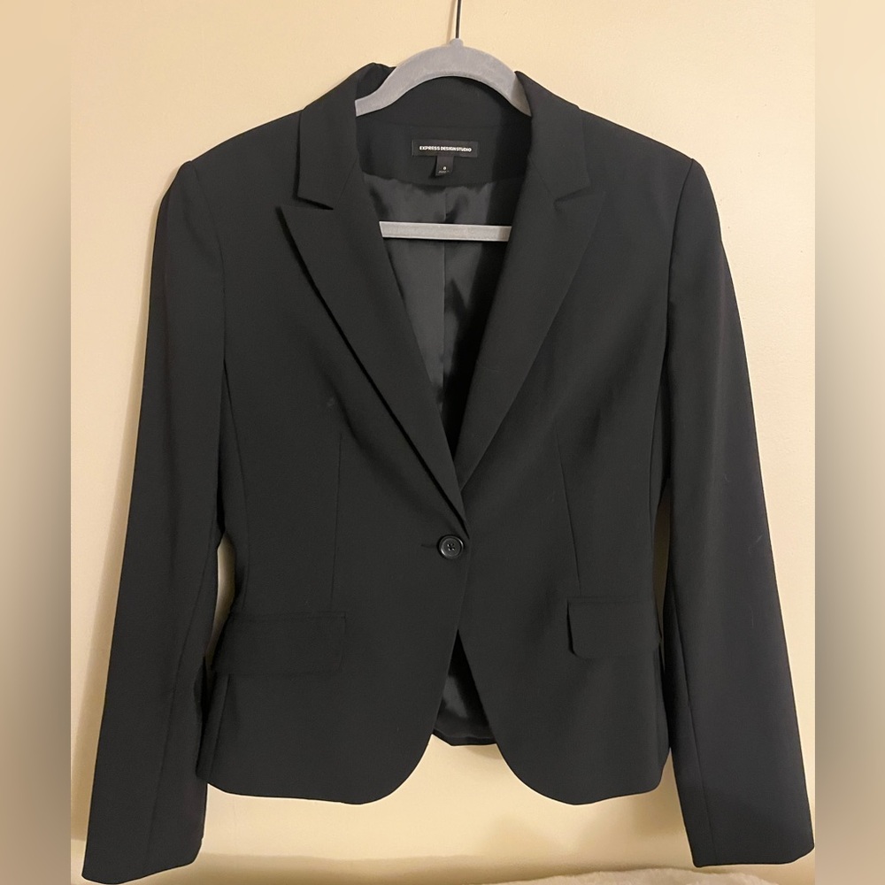 Express Black Women's Suit Jacket